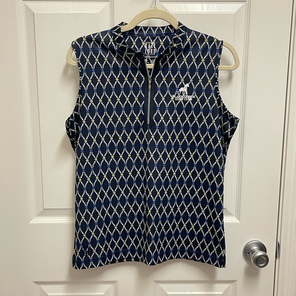 Kate Lord Tops Kate Lord Pattern Golf Tank Top Poshmark